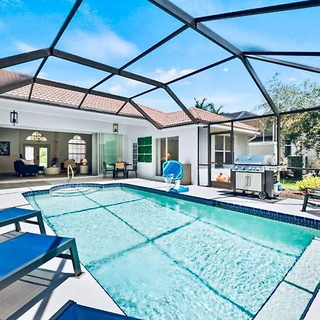 Tranquil Beachy Boho Pool Home, 5Mi Beach, 4 Bedroom 3 Bath Naples Exterior photo